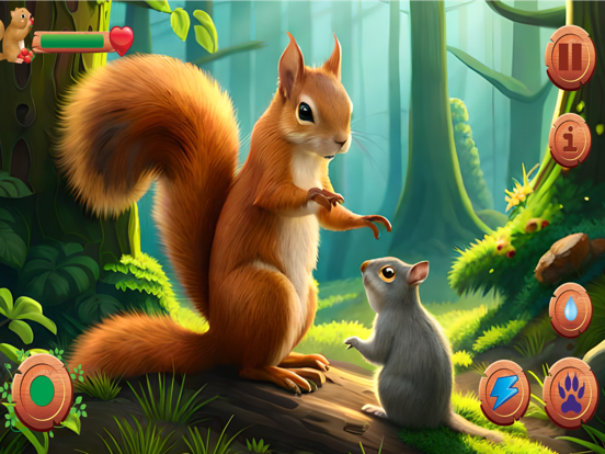 Flying Squirrel Animal Game 3D iPad  스크린샷