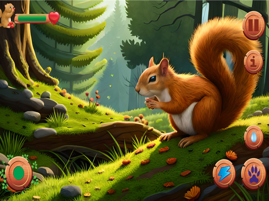 Flying Squirrel Animal Game 3D iPad  스크린샷