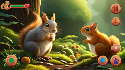 Flying Squirrel Animal Game 3D 스크린샷