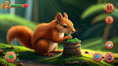 Flying Squirrel Animal Game 3D 스크린샷