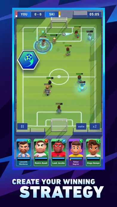 Capturas de tela do AFK Football: RPG Soccer Games