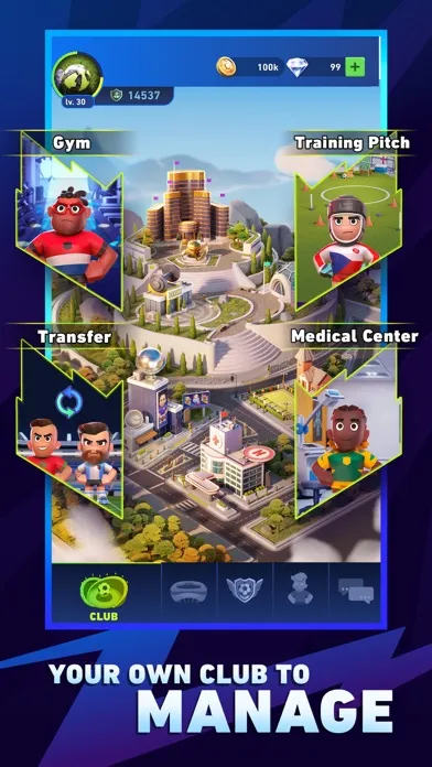Capturas de tela do AFK Football: RPG Soccer Games