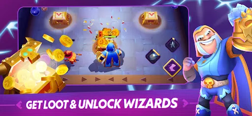 ภาพหน้าจอของ Greedy Wizards: Battle Games