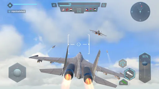 Tangkapan layar Sky Warriors: Airplane Games