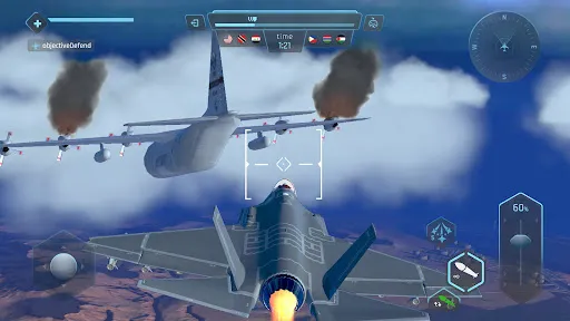 Tangkapan layar Sky Warriors: Airplane Games