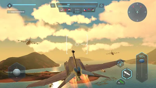Tangkapan layar Sky Warriors: Airplane Games