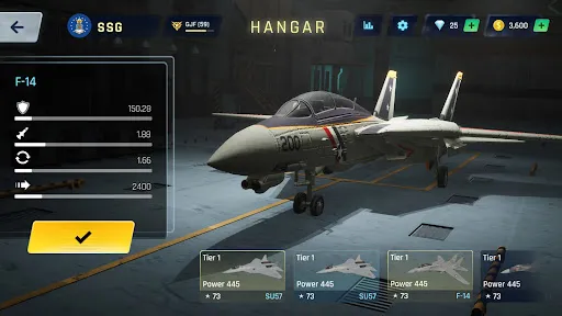 Tangkapan layar Sky Warriors: Airplane Games