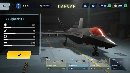 Tangkapan layar Sky Warriors: Airplane Games