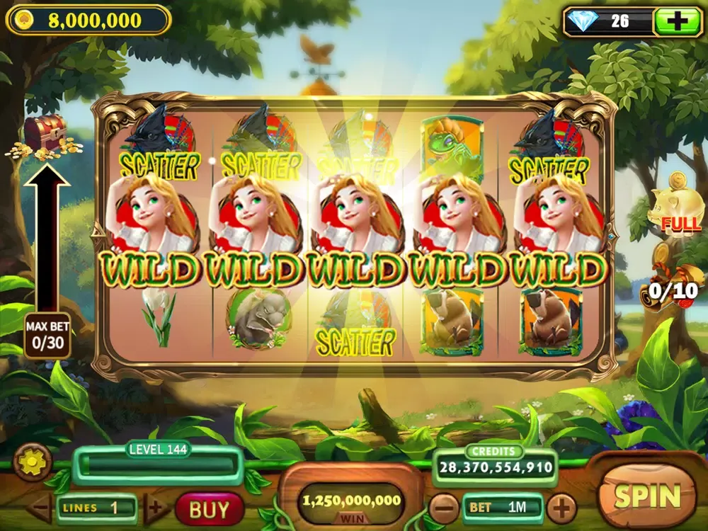 تصاویر Wonderland slots casino games iPad 