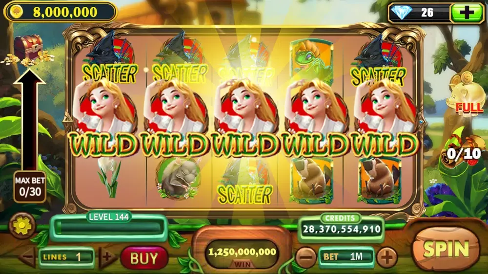 تصاویر Wonderland slots casino games