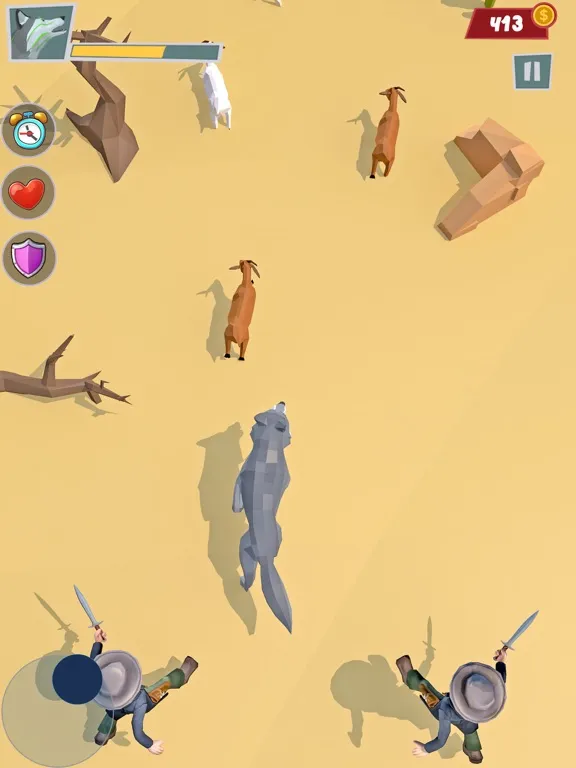 Captures d'écran de Wild Run Endless Survival game iPad 