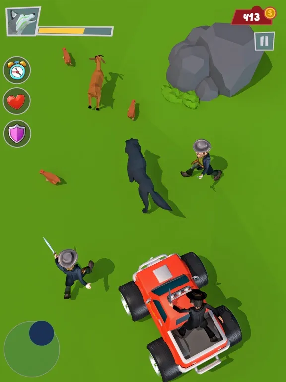 Captures d'écran de Wild Run Endless Survival game iPad 