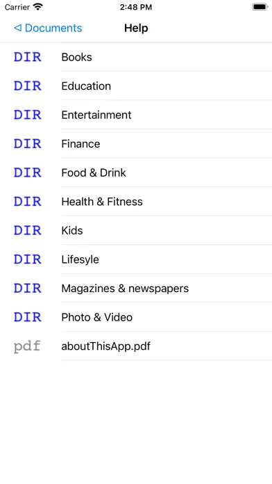 ภาพหน้าจอของ Private File Manager