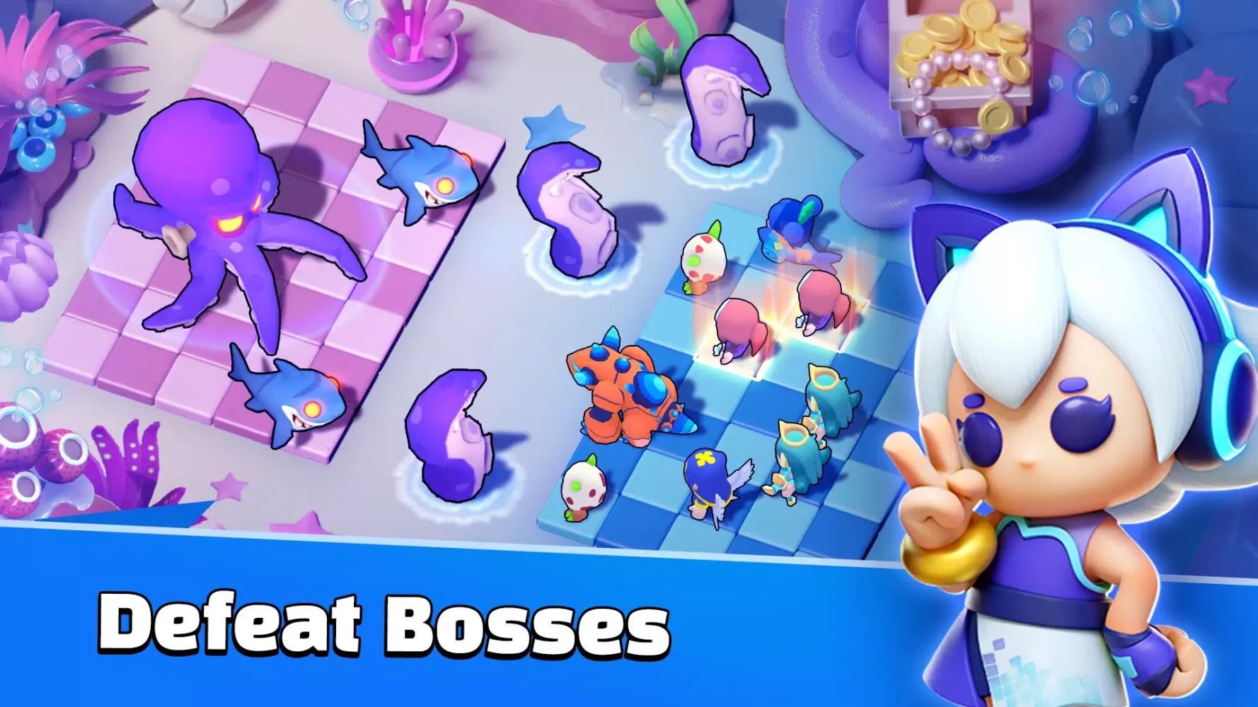 ภาพหน้าจอของ Merge War: Super Legion Master