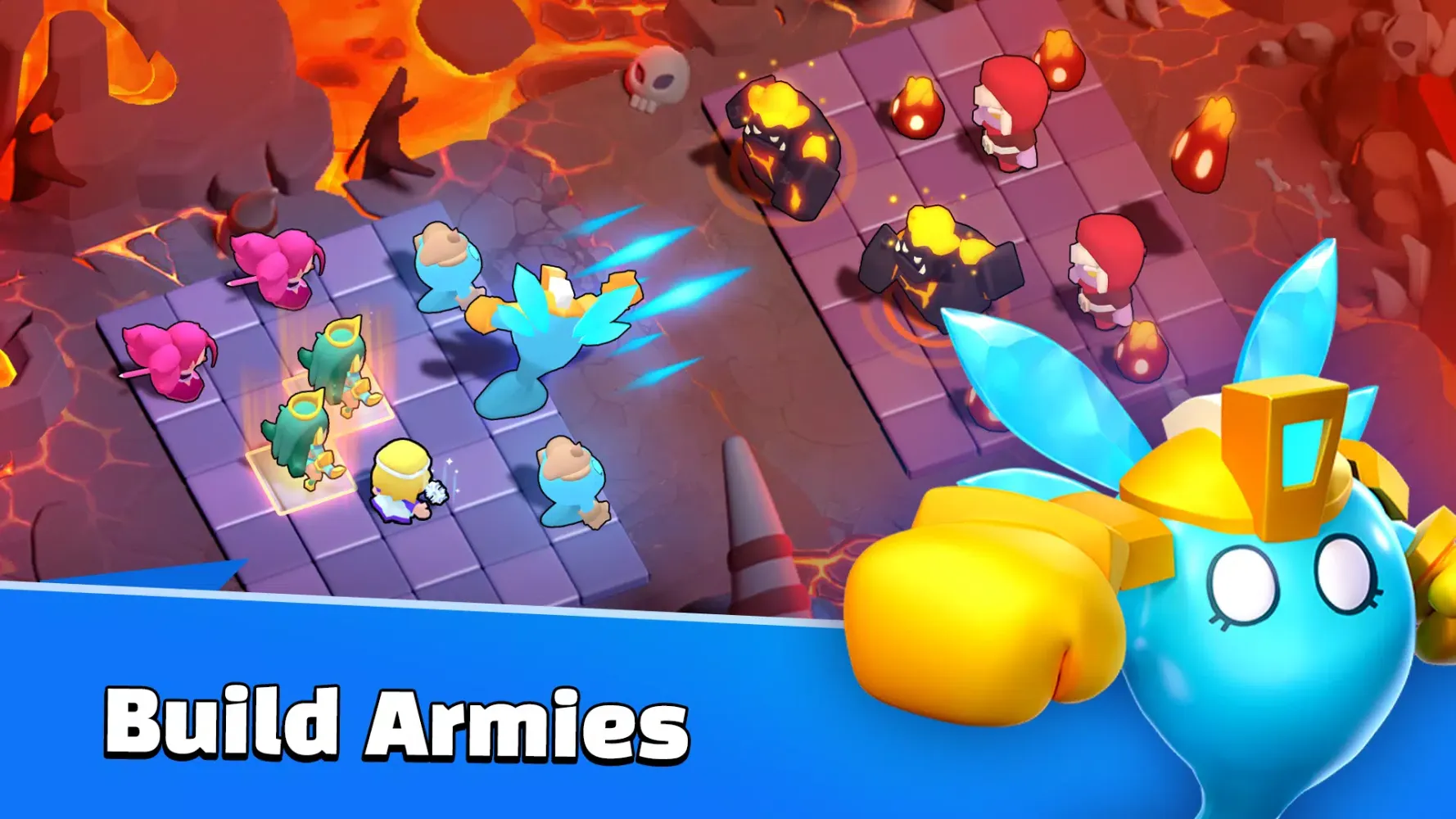 ภาพหน้าจอของ Merge War: Super Legion Master