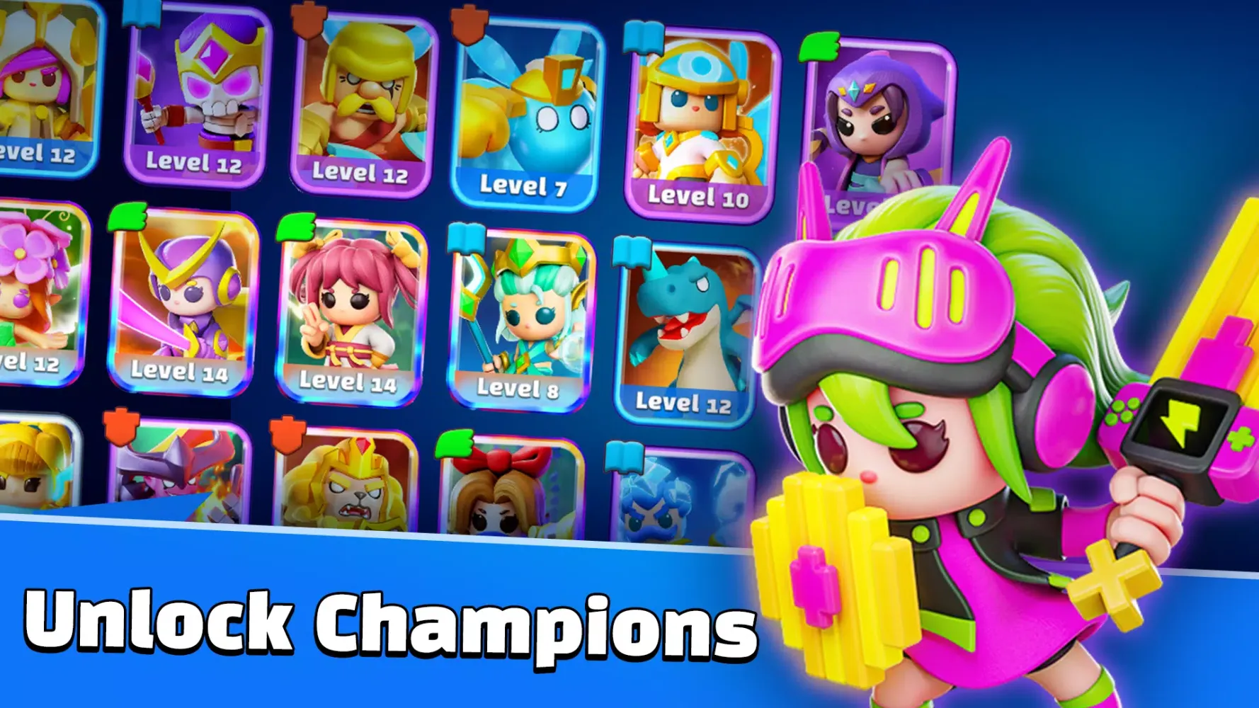 ภาพหน้าจอของ Merge War: Super Legion Master