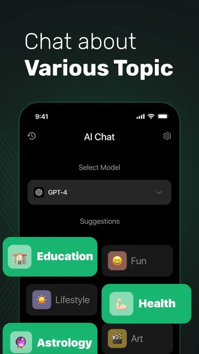 Ảnh chụp màn hình của AI Chat-AI Chatbot Assistant !
