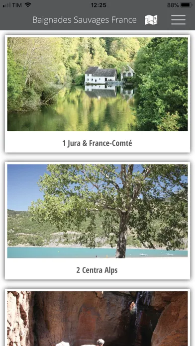 Screenshot di Baignades Sauvages France