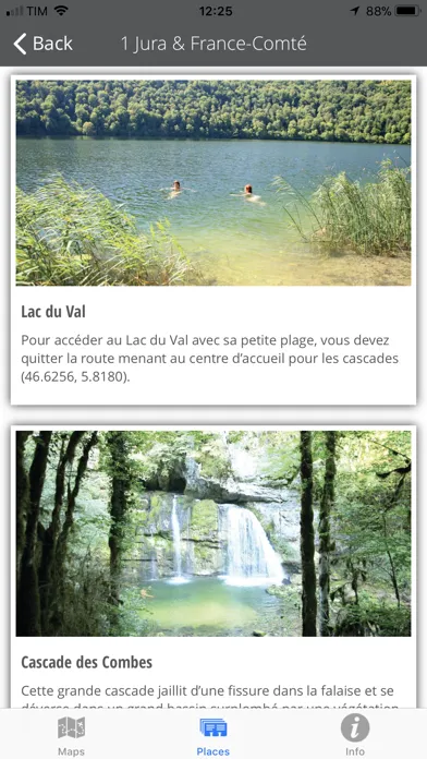 Screenshot di Baignades Sauvages France