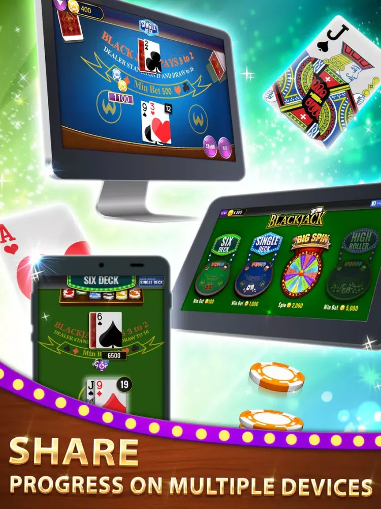Tangkapan layar Blackjack Plus iPad 