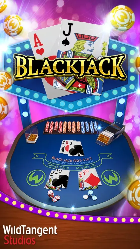 Tangkapan layar Blackjack Plus