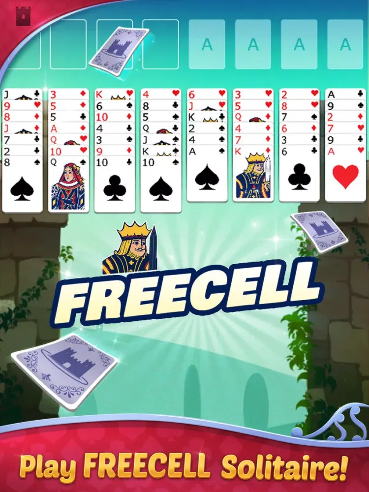 ภาพหน้าจอของ FreeCell Solitaire with Themes iPad 