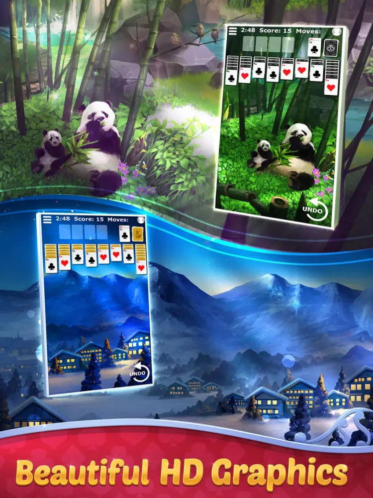 ภาพหน้าจอของ FreeCell Solitaire with Themes iPad 