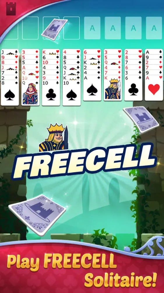 ภาพหน้าจอของ FreeCell Solitaire with Themes