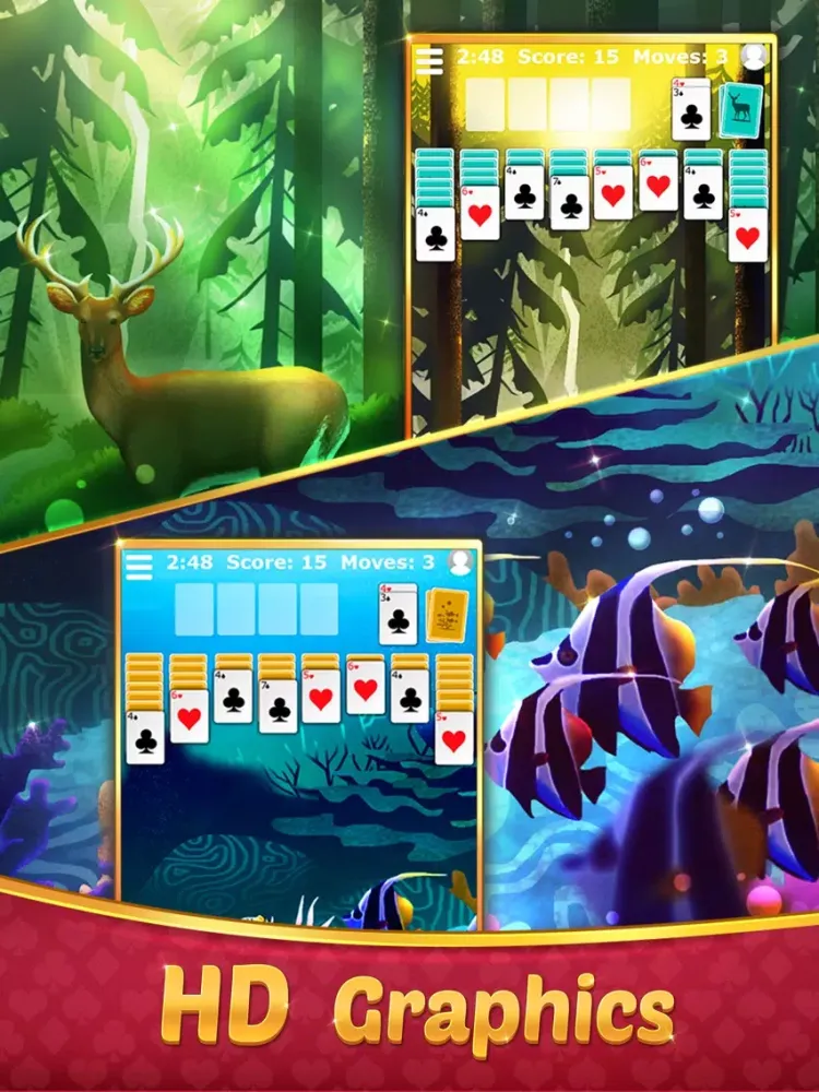 Solitaire with Themes iPad  Ekran Görüntüleri