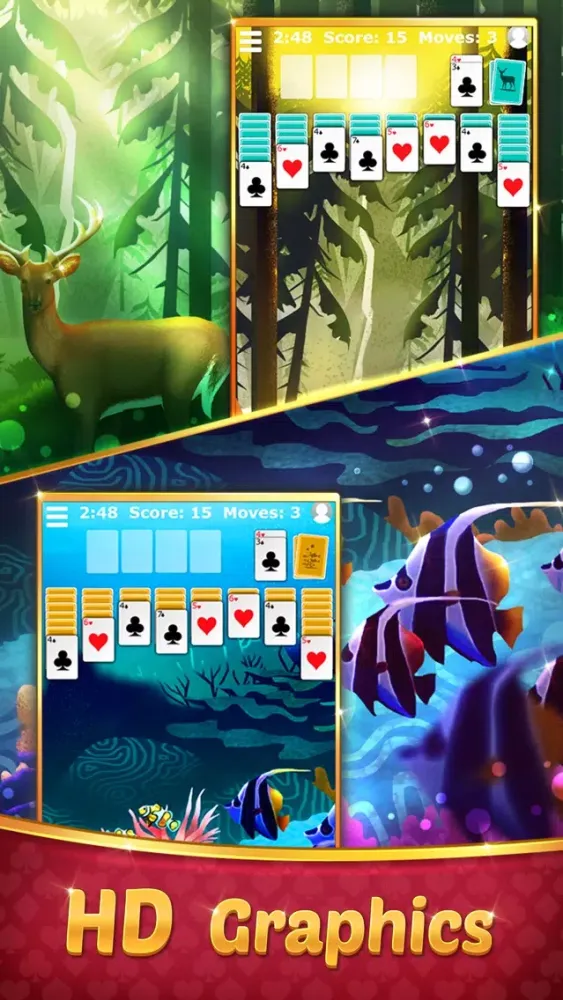 Solitaire with Themes Ekran Görüntüleri
