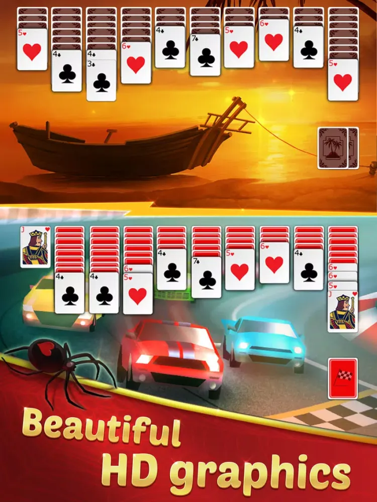 Zrzuty ekranu Spider Solitaire with Themes iPad 
