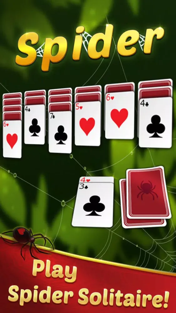 Zrzuty ekranu Spider Solitaire with Themes