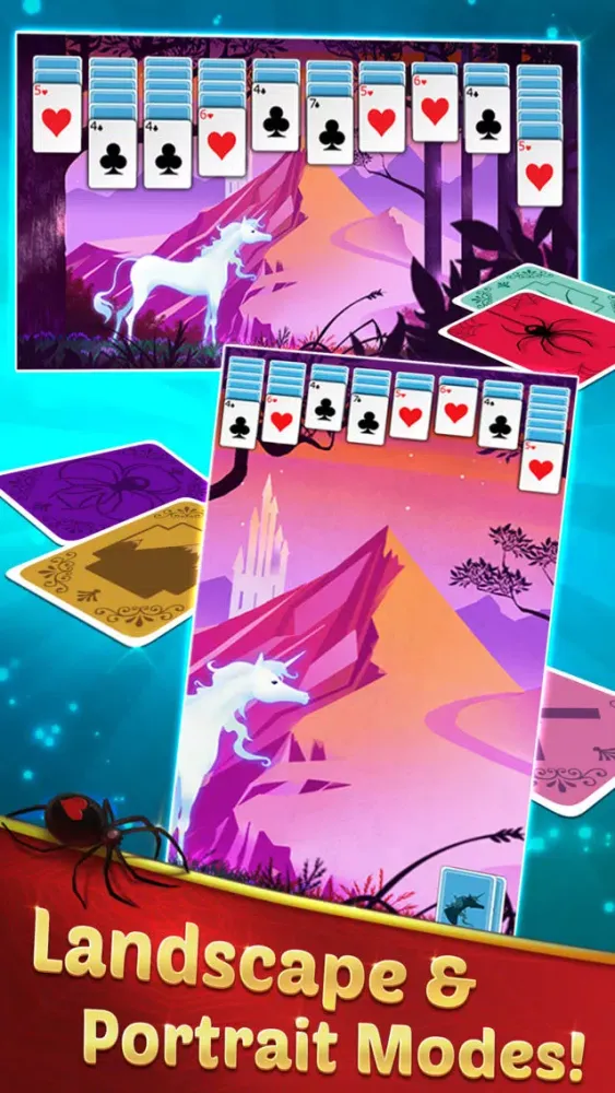 Zrzuty ekranu Spider Solitaire with Themes
