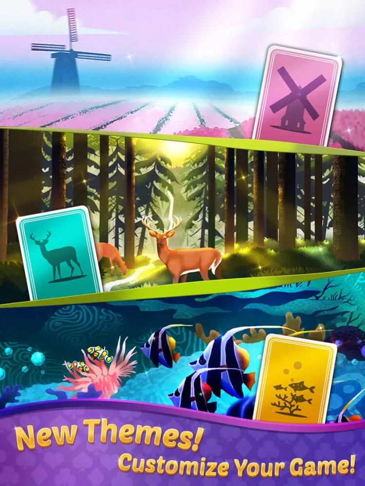 Скриншоты TriPeaks Solitaire with Themes iPad 