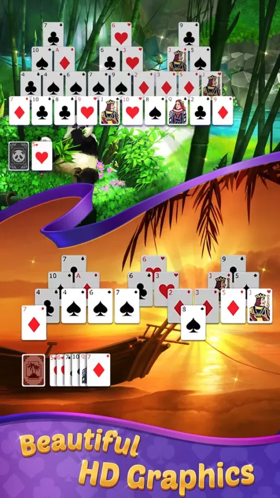 Скриншоты TriPeaks Solitaire with Themes