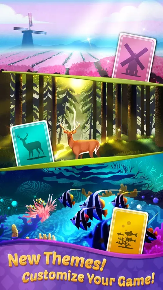 Скриншоты TriPeaks Solitaire with Themes