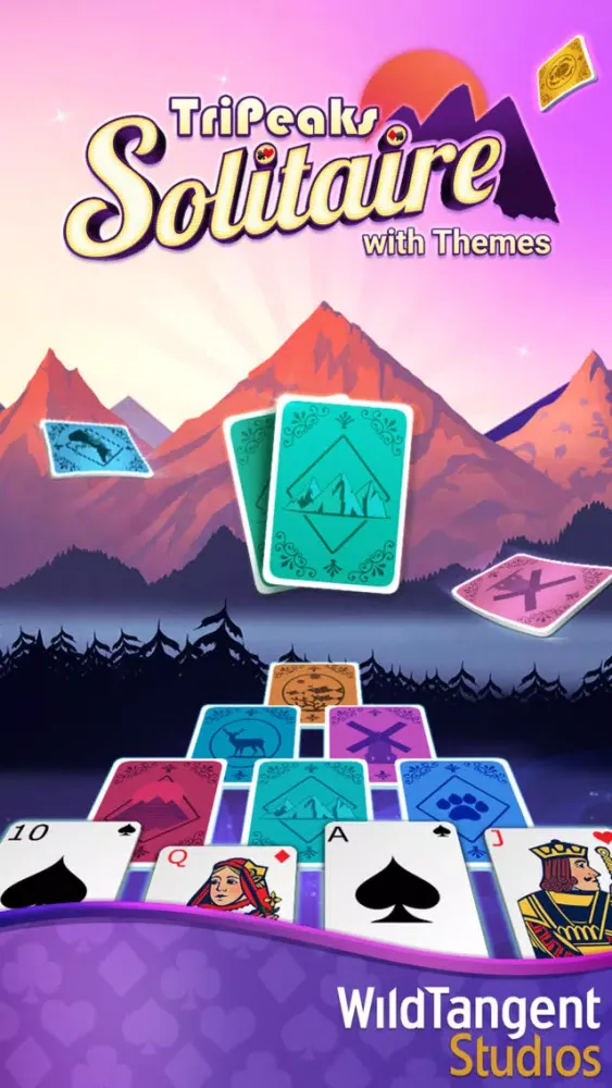 Скриншоты TriPeaks Solitaire with Themes