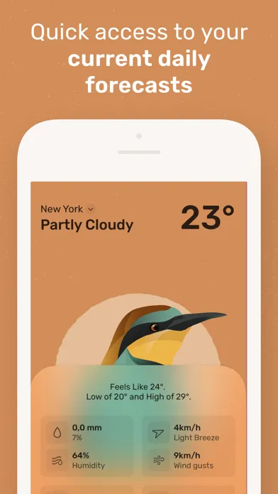 Скриншоты Fauna Weather: Forecasts & AQI