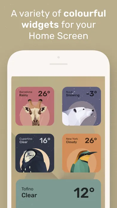 Скриншоты Fauna Weather: Forecasts & AQI