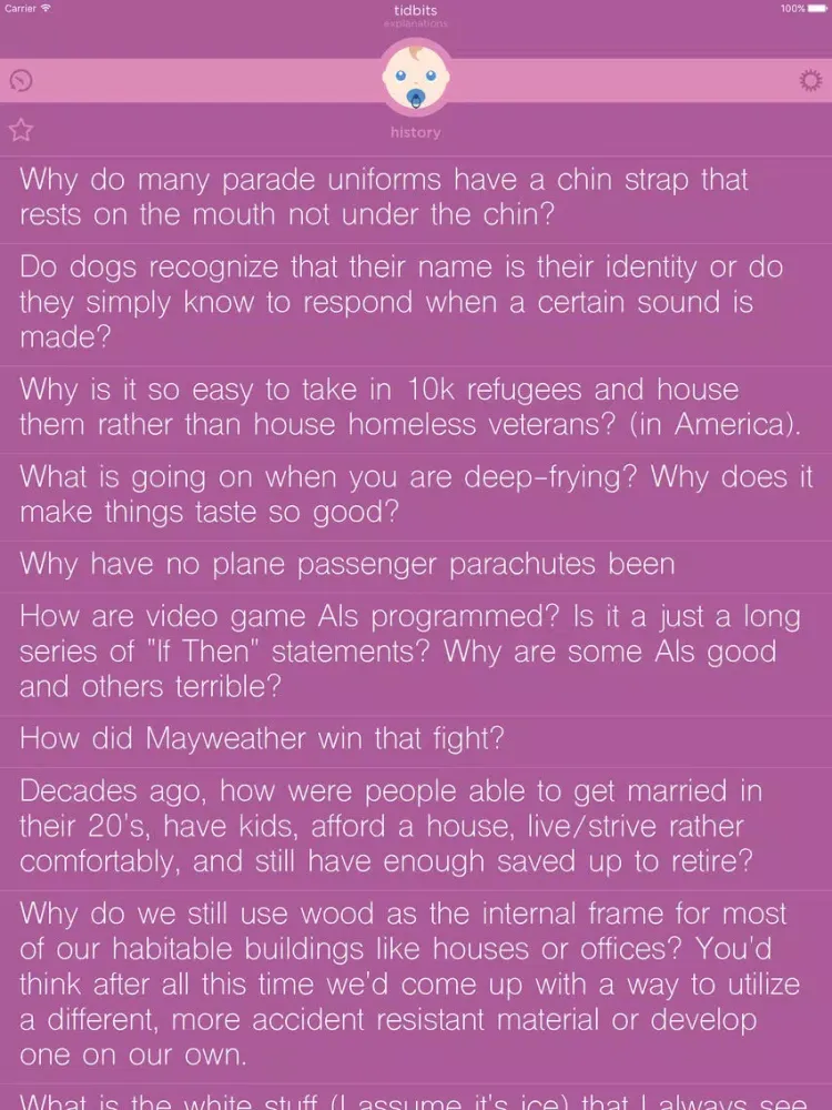 Capturas de pantalla de Tidbits: Explanations iPad 