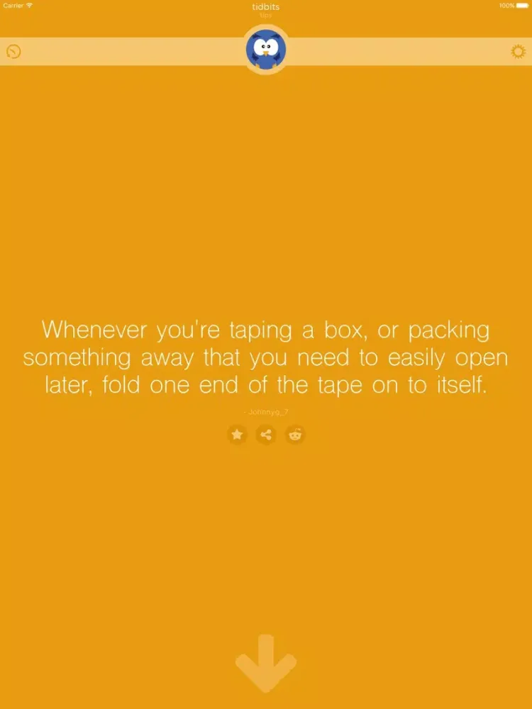 Tangkapan layar Tidbits: Tips iPad 