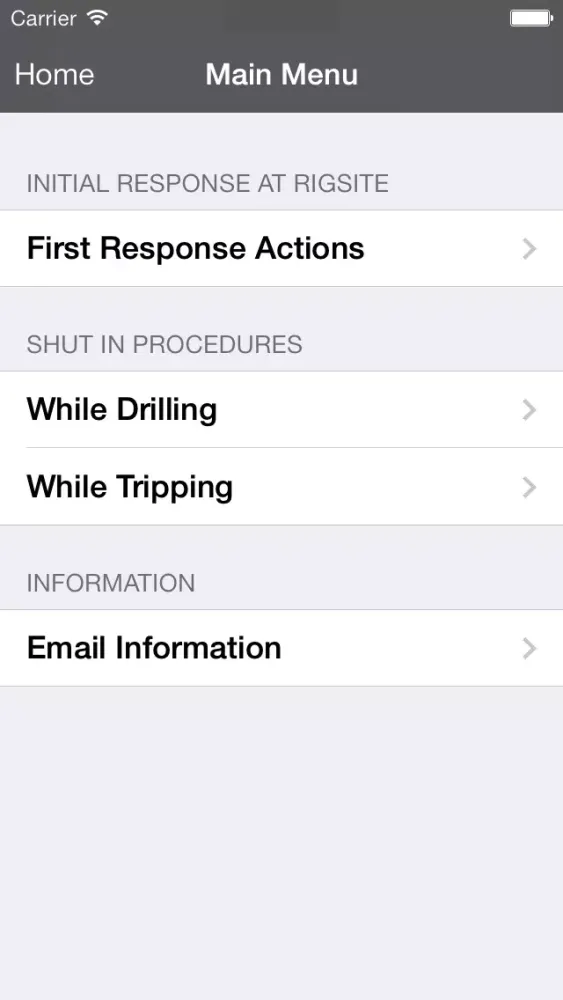 Screenshot di First Response