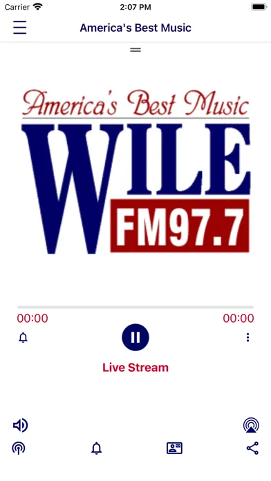 Ảnh chụp màn hình của WILE 97.7FM Radio