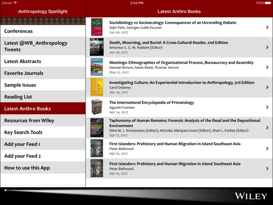 Anthropology Spotlight iPad 應用截圖