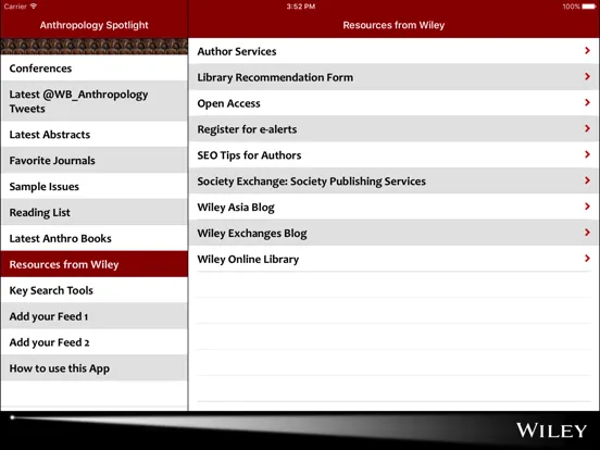 Anthropology Spotlight iPad 應用截圖
