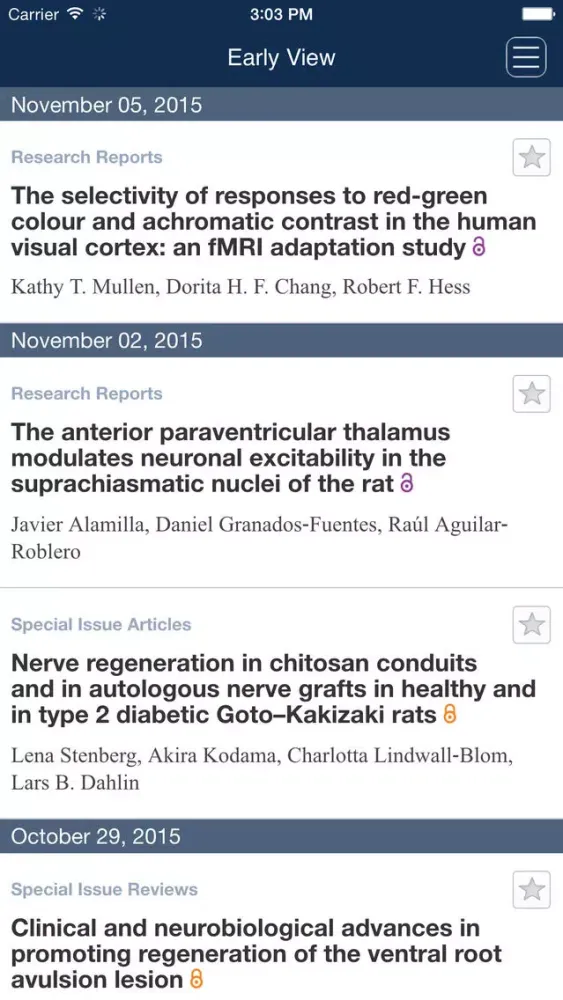 Zrzuty ekranu European Jnl of Neuroscience