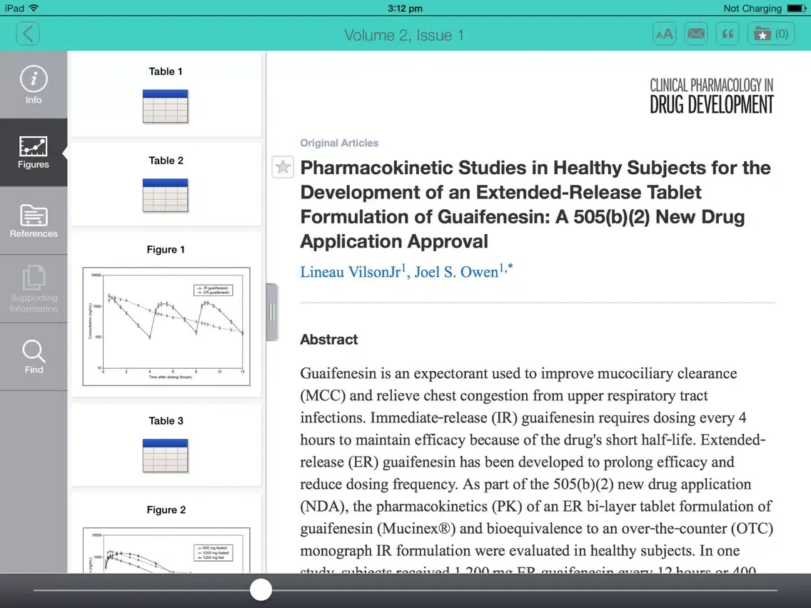 Captures d'écran de Clinical Pharmacology in Drug Development iPad 