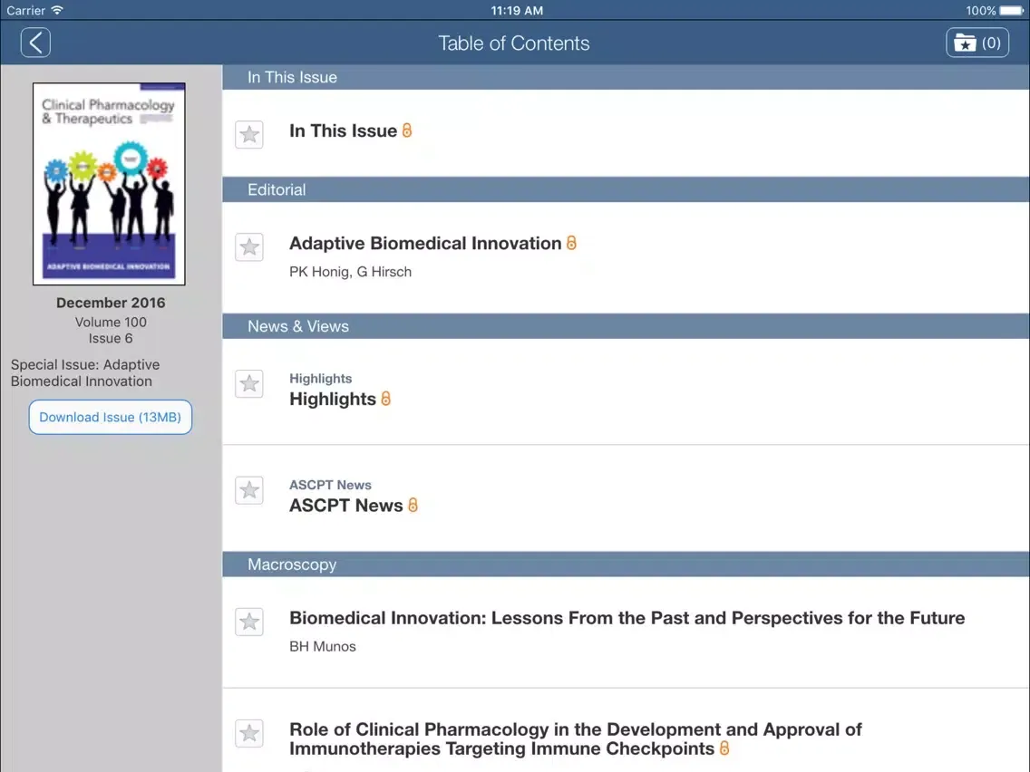 Clinical Pharmacology & Therapeutics iPad Screenshots