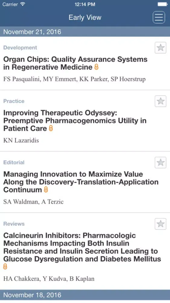 Clinical Pharmacology & Therapeutics Screenshots