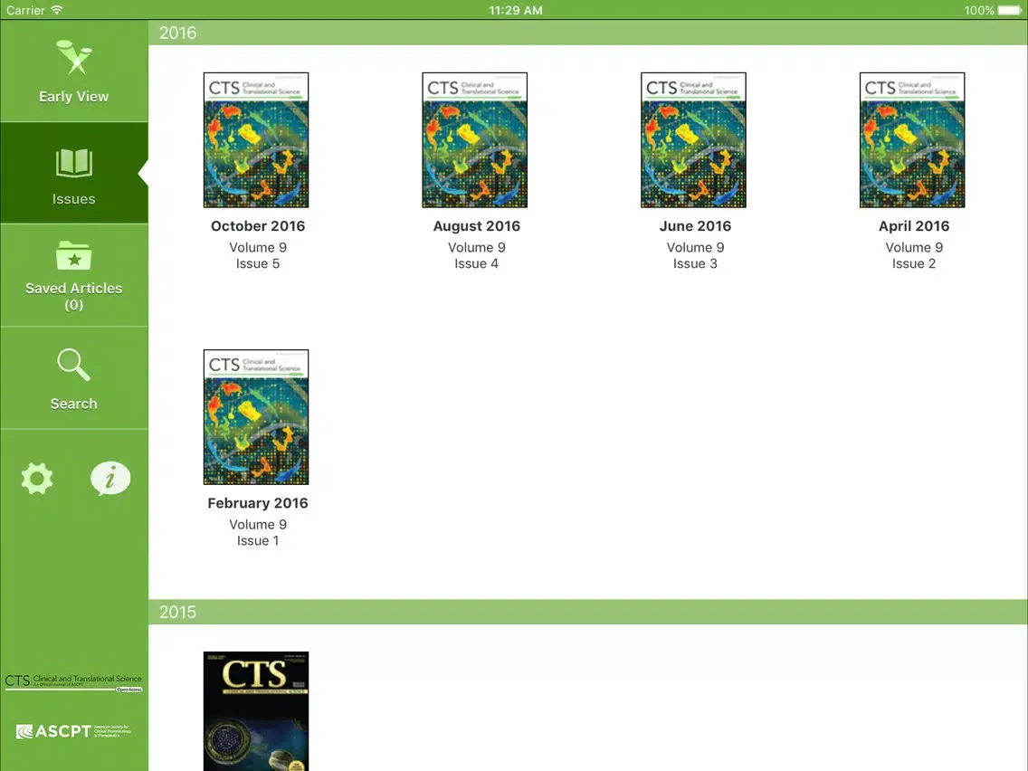 Clinical and Translational Science iPad  سکرین شاٹس